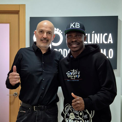 Podólogo de Joseph Aidoo