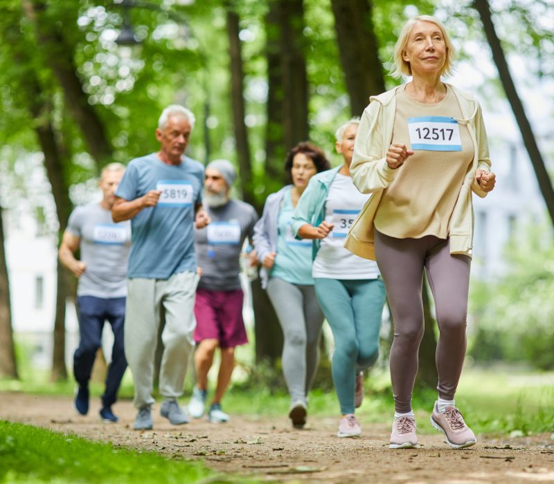 Seniors deportistas y podología geriátrica